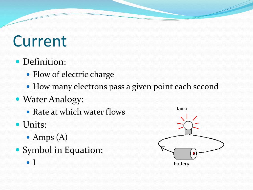 PPT Current, Voltage, Resistance & Ohm’s Law PowerPoint Presentation