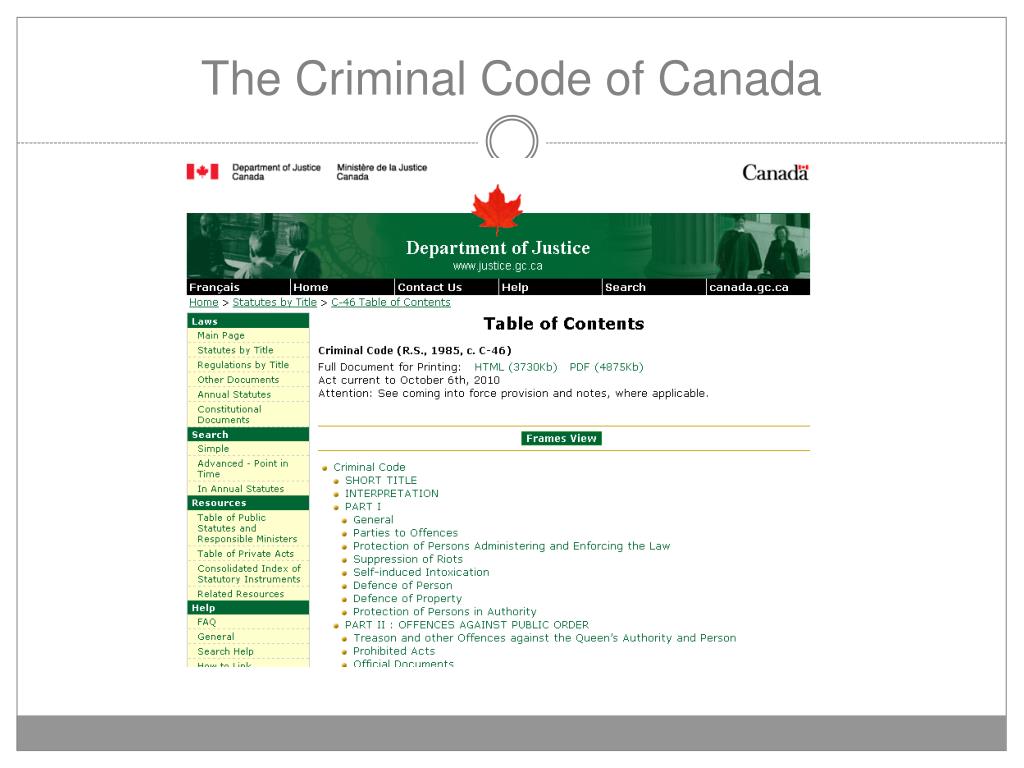 Ppt Criminal Law Powerpoint Presentation Free Download Id1536219 1824