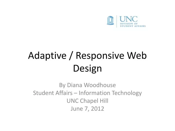 adaptive responsive web design n.