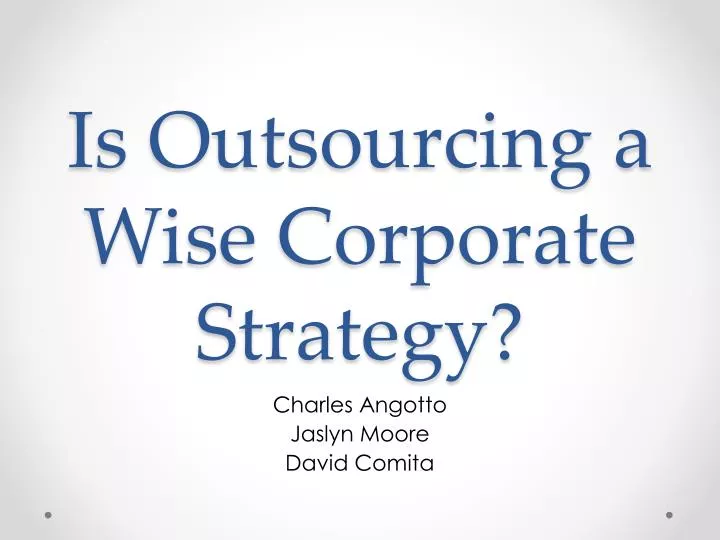is outsourcing a wise strategy Wise geek clear answers for what is strategic outsourcing an outsourcing strategy of this type may be employed by businesses and other. is outsourcing a wise strategy Wise geek clear answers for what is strategic outsourcing an outsourcing strategy of this type may be employed by businesses and other.
