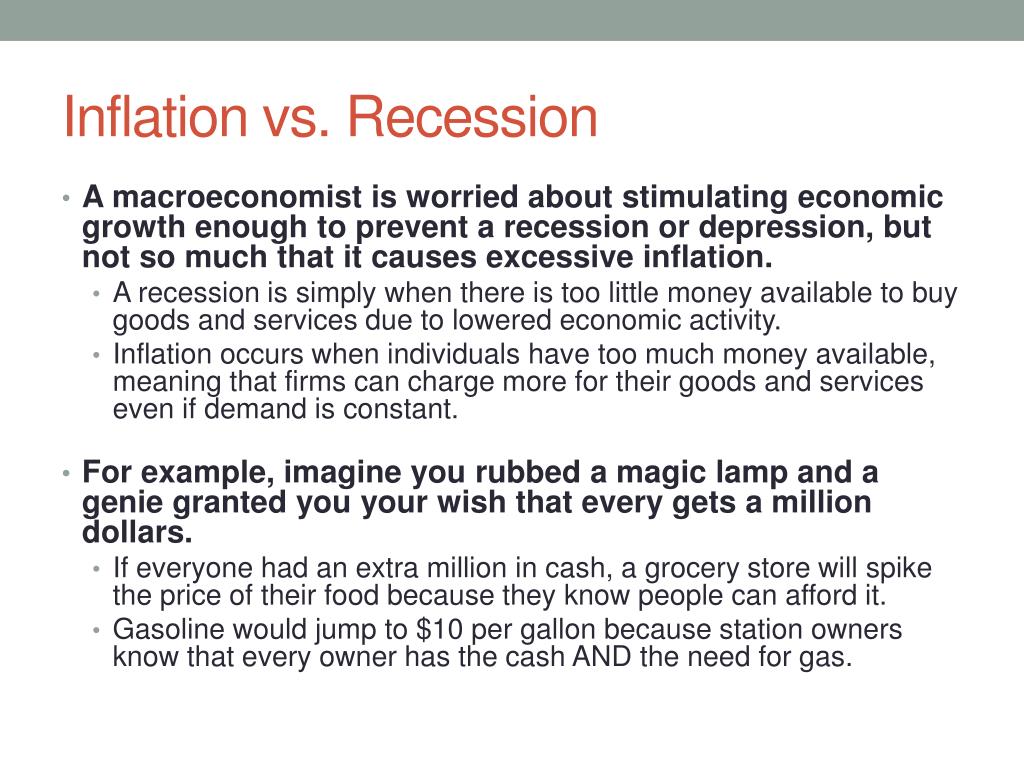 speech on inflation and recession