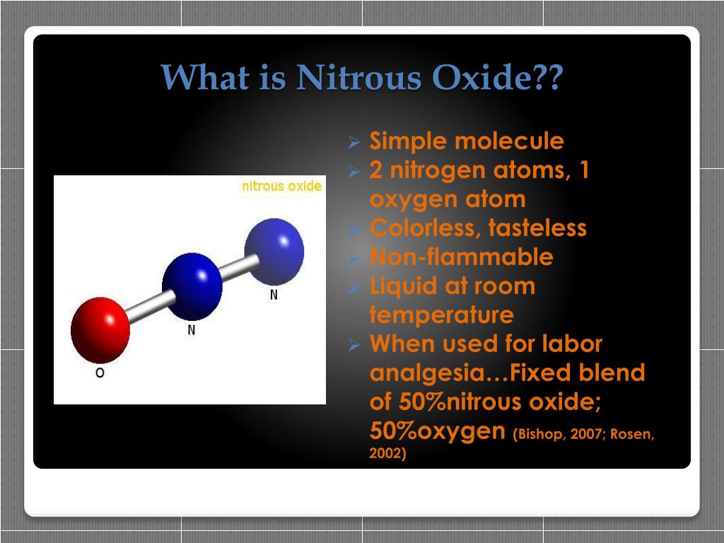 how does nitrous oxide work in the body