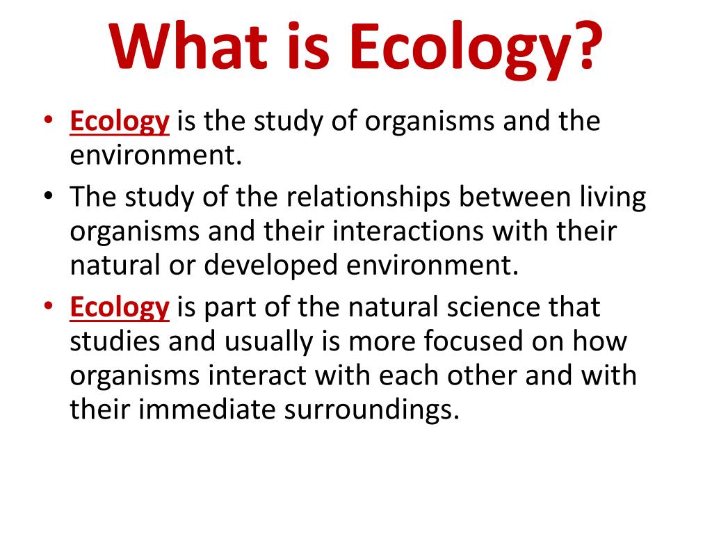 How Is Environmental Science Different From The Study Of Ecology ...
