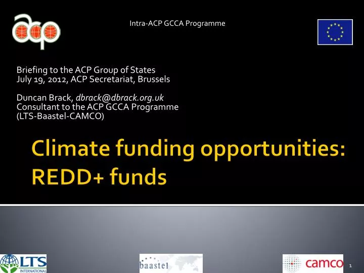 climate funding opportunities redd funds n.