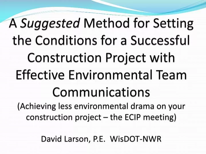PPT - Environmental Mistakes are Costly PowerPoint Presentation, free ...