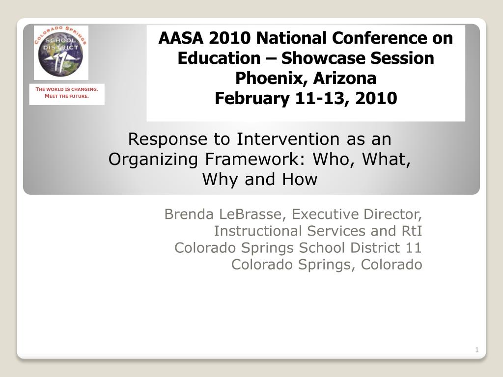 PPT Brenda LeBrasse, Executive Director, Instructional Services and