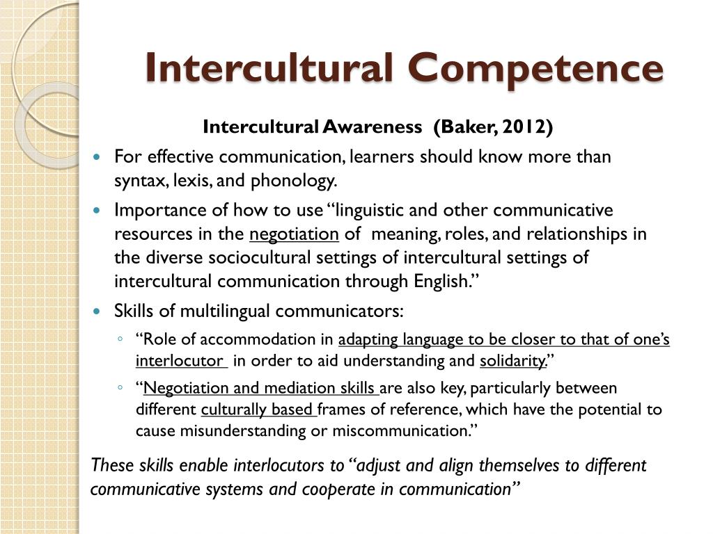 PPT - Moving From Communicative Competence to Intercultural ...