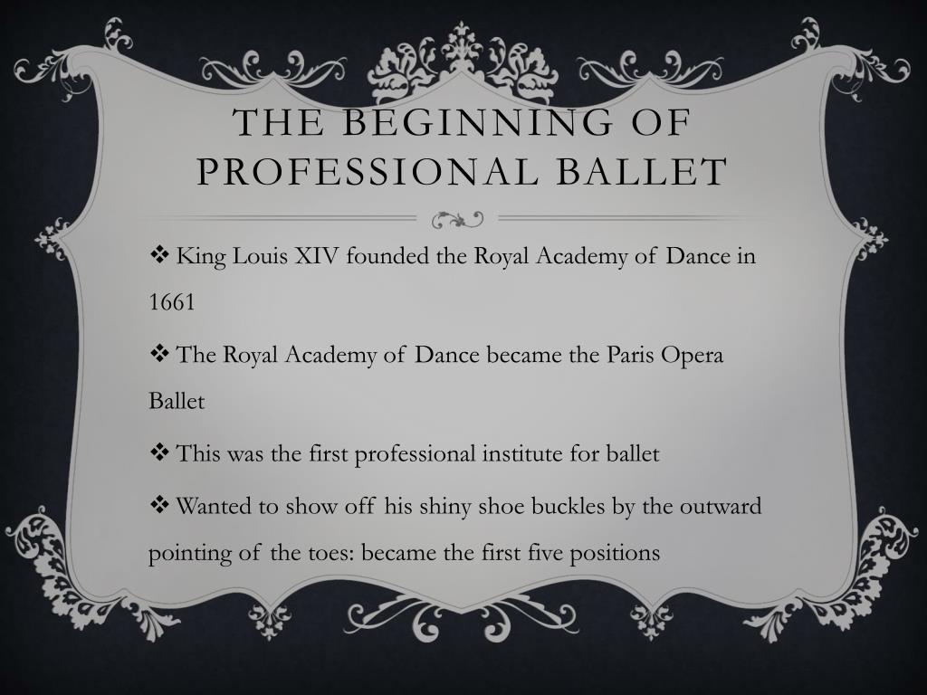 PPT - The History of Ballet PowerPoint Presentation, free download - ID:1540724