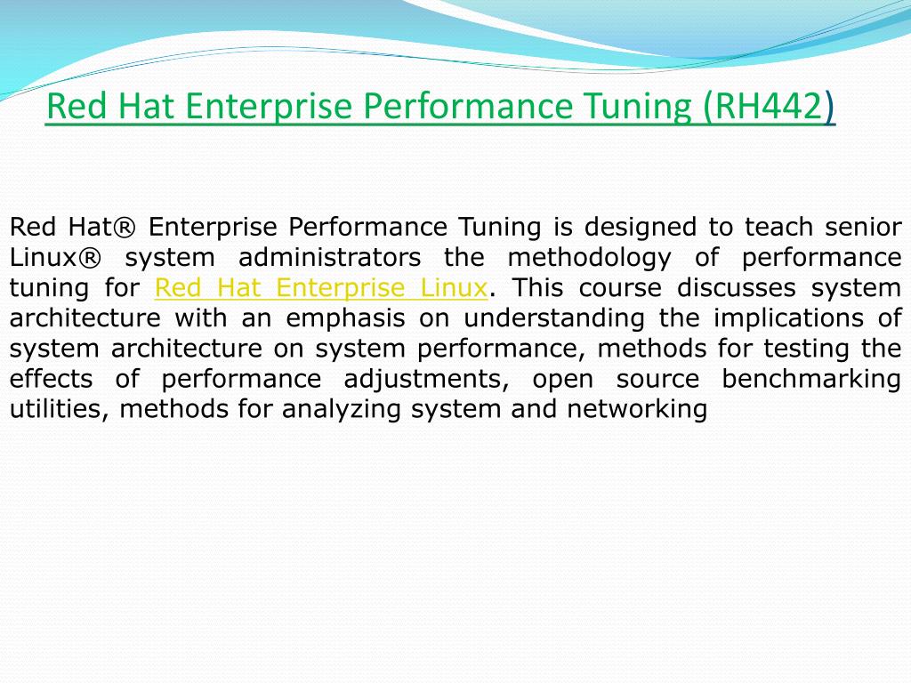 PPT - Red Hat Linux Training Hyderabad | RHCE, RH236, RH413|amrit ...