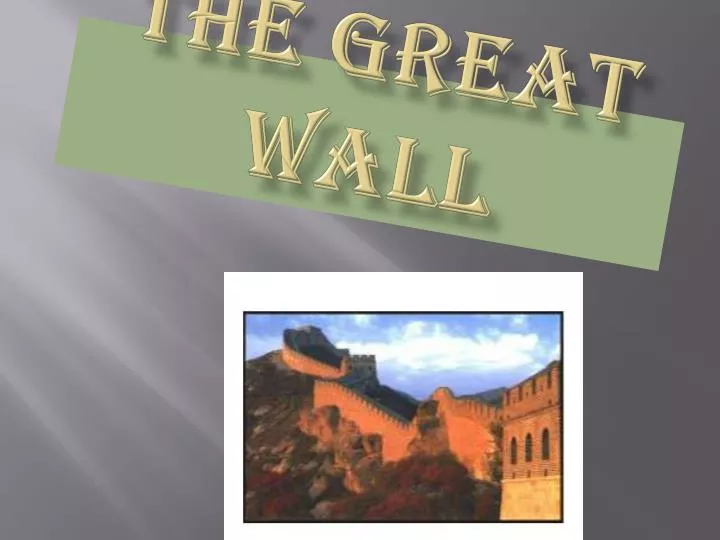 the great wall n.
