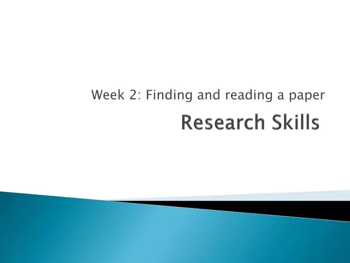 PPT Research Skills PowerPoint Presentation, free download ID1541940