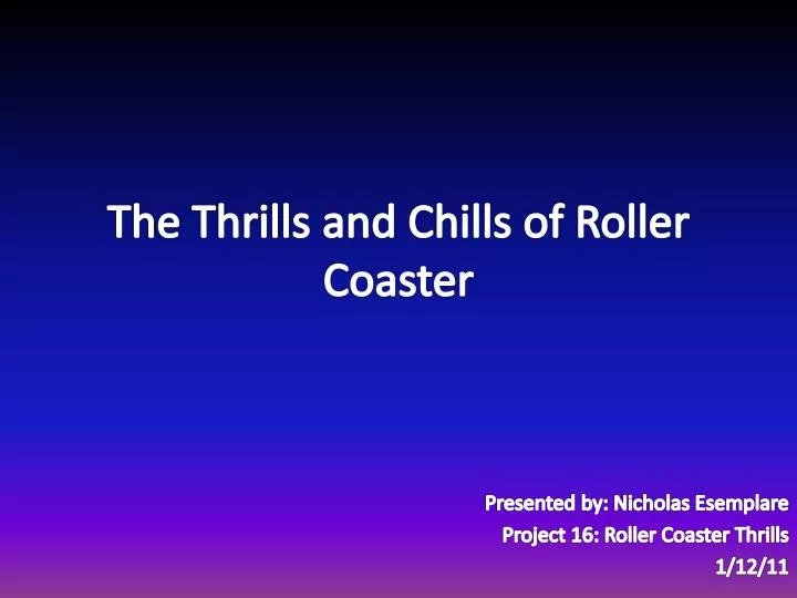 the physics of roller coasters Roller coaster (ap) physics physics students may find the information helpful as well many of the concepts can be applied to topics other than roller coasters. the physics of roller coasters Roller coaster (ap) physics physics students may find the information helpful as well many of the concepts can be applied to topics other than roller coasters.