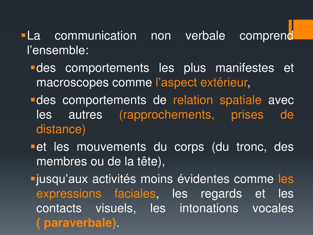 communications verbales et non verbales dans les conversations quotidiennes et les rencontres