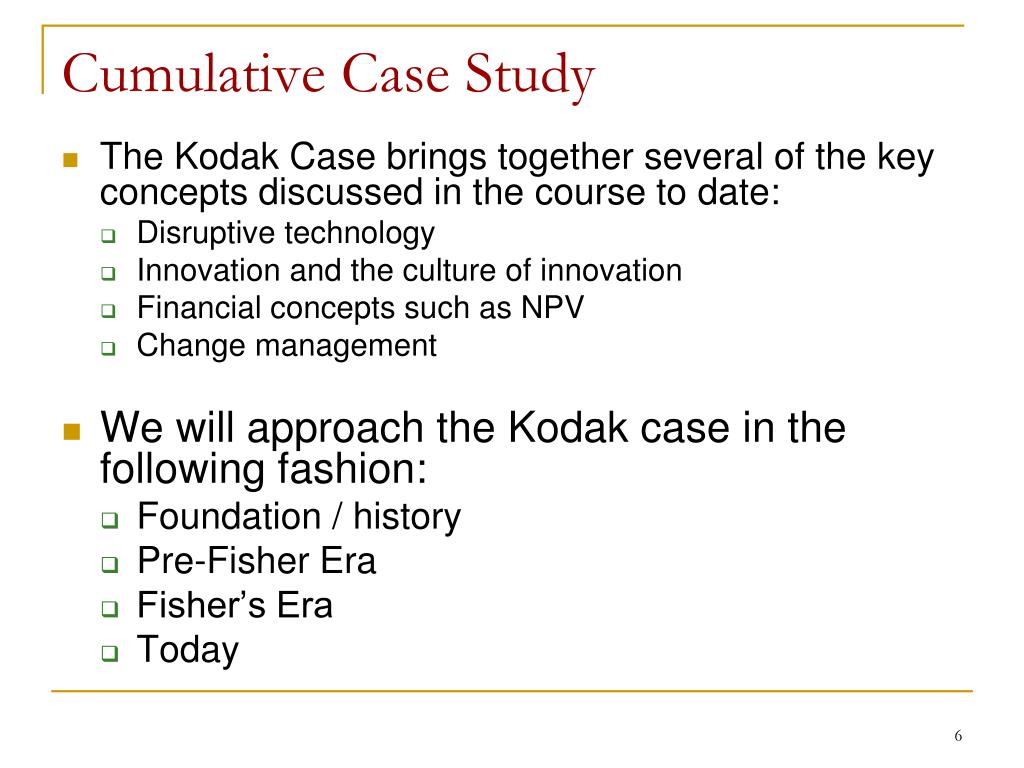 kodak case study ppt
