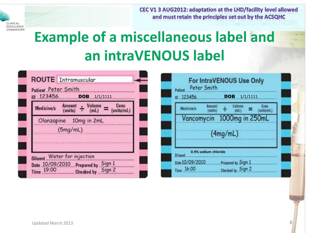 31 Iv Label Example Labels For Your Ideas