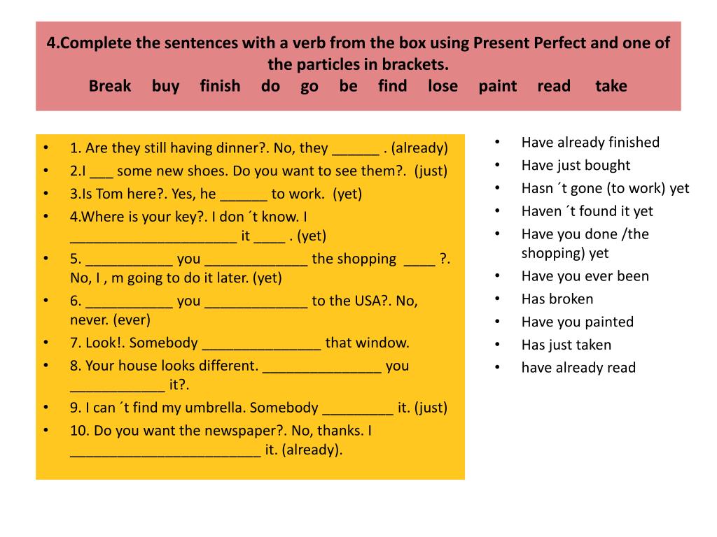 Complete these expressions. Задание complete the sentences. Complete the sentences with the. Complete the sentences with a verb from the Box. Complete the sentences with ответы.