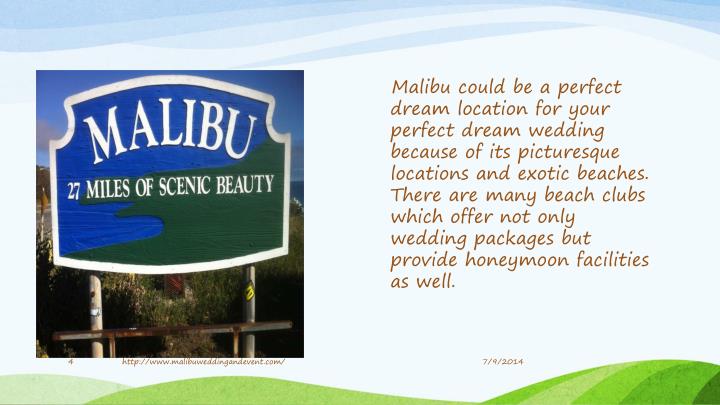 Ppt Malibu Beach Wedding Packages Www Malibuweddingandevent Com