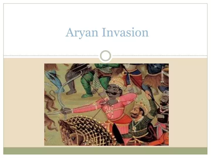 aryan invasion n.