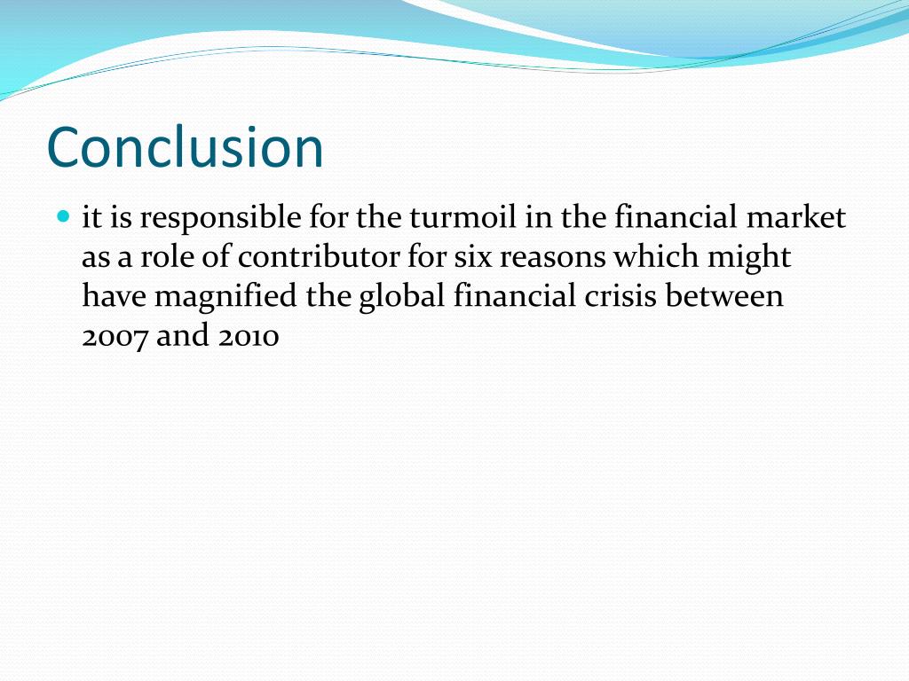 PPT - Fair value accounting and the global financial crisis -what is ...