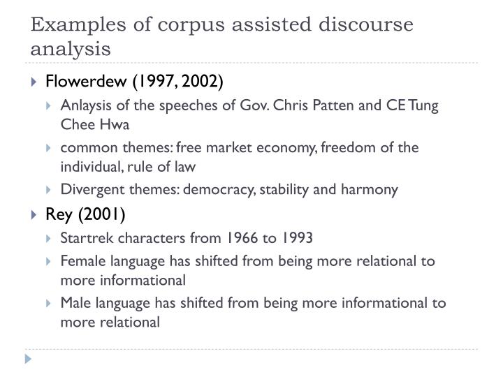 PPT - Using Corpus Tools In Discourse Analysis PowerPoint Presentation ...