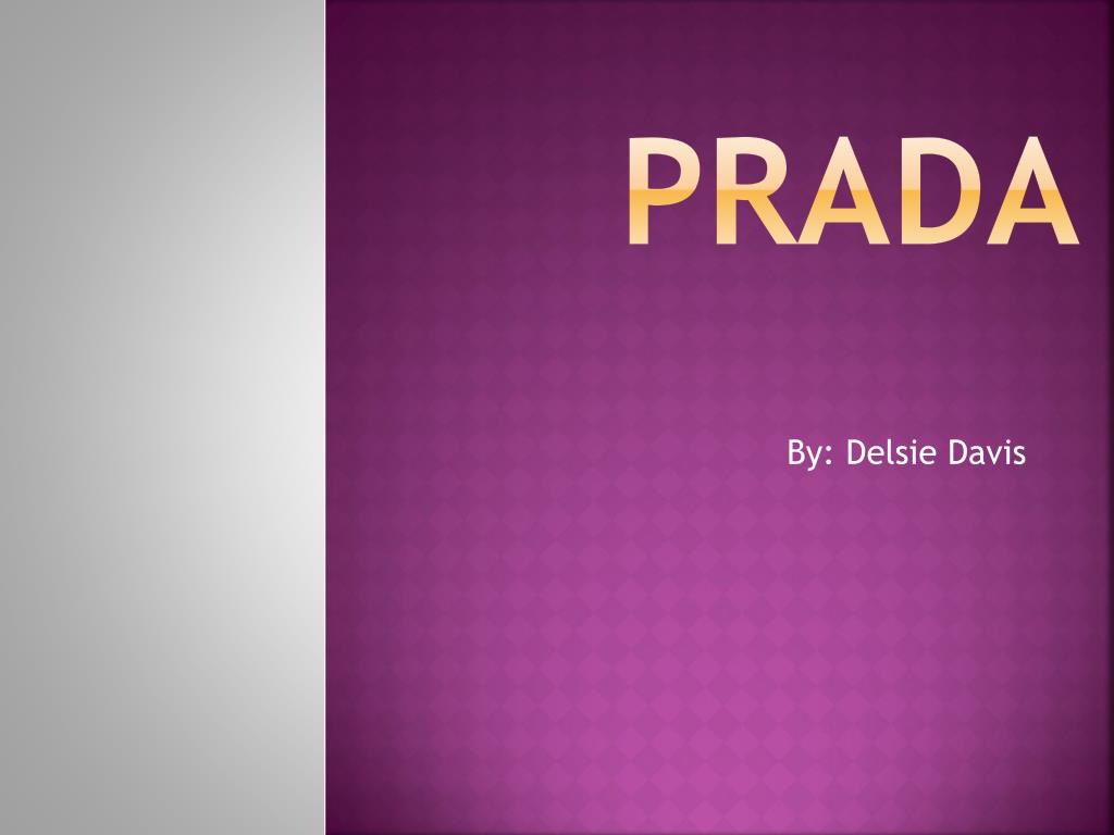 PPT - Prada PowerPoint Presentation, free download - ID:1546389