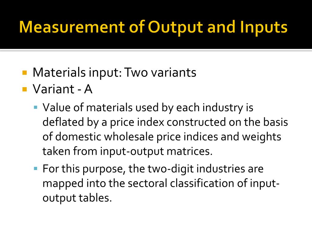PPT Productivity Growth in Indian Manufacturing Industries The Role