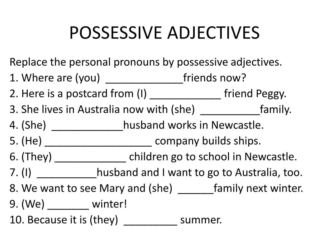Adjectives 5 класс. Притяжательные местоимения Worksheets. Possessive adjectives упражнения. Possessive adjectives and pronouns упражнения. Possessive adjectives possessive pronouns упражнения.
