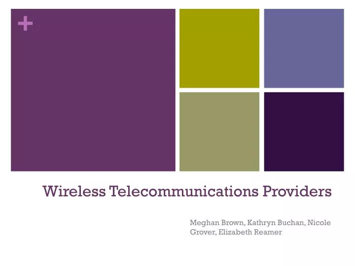 wireless telecommunications providers n.