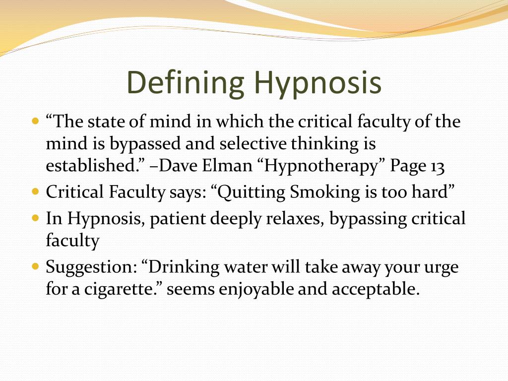 psychology research topics on hypnosis