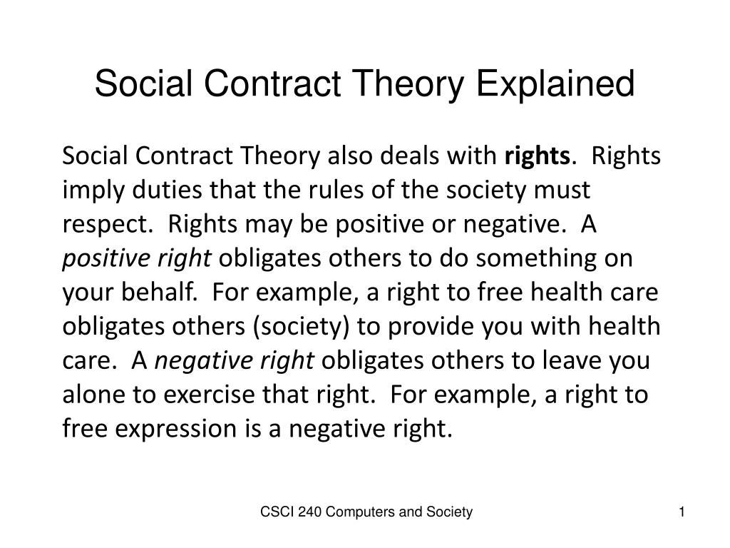 assignment on social contract theory