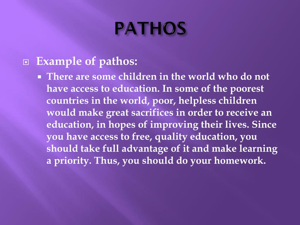 persuasive writing pathos