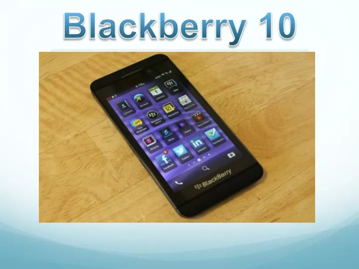 blackberry 10 n.