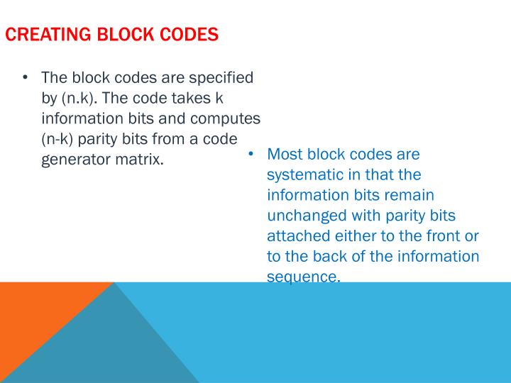 PPT - Coding/DECODING Concepts and Block Coding PowerPoint Presentation ...