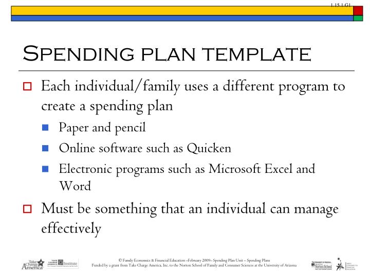ppt spending plans powerpoint presentation id 1548188 spending plan template