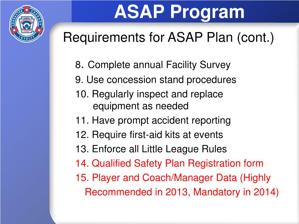 PPT - Northborough Baseball & Softball ASAP Safety Awareness Program ...