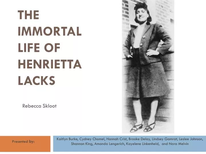 the immortal life of henrietta lacks part 1 the immortal life of henrietta lacks part 1