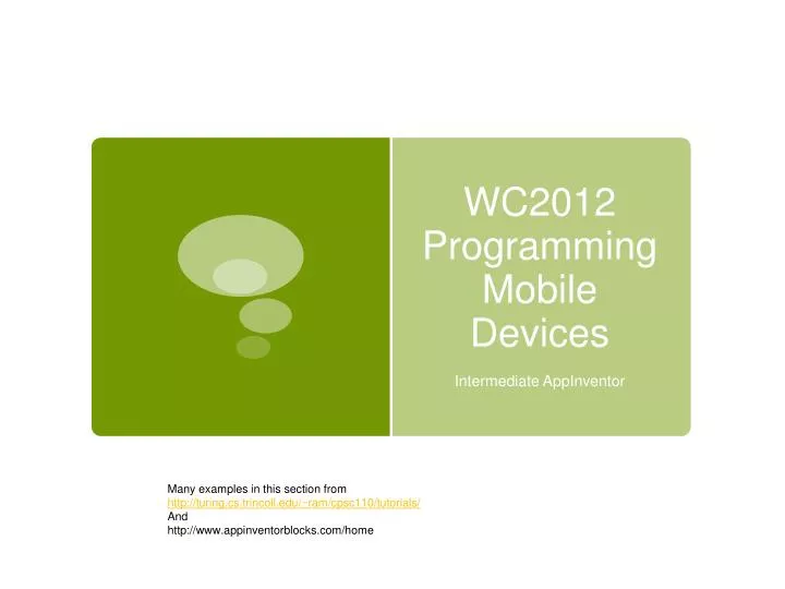 wc2012 programming mobile devices n.