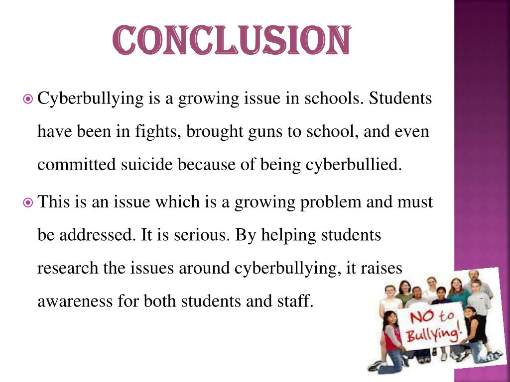 conclusion about bullying research