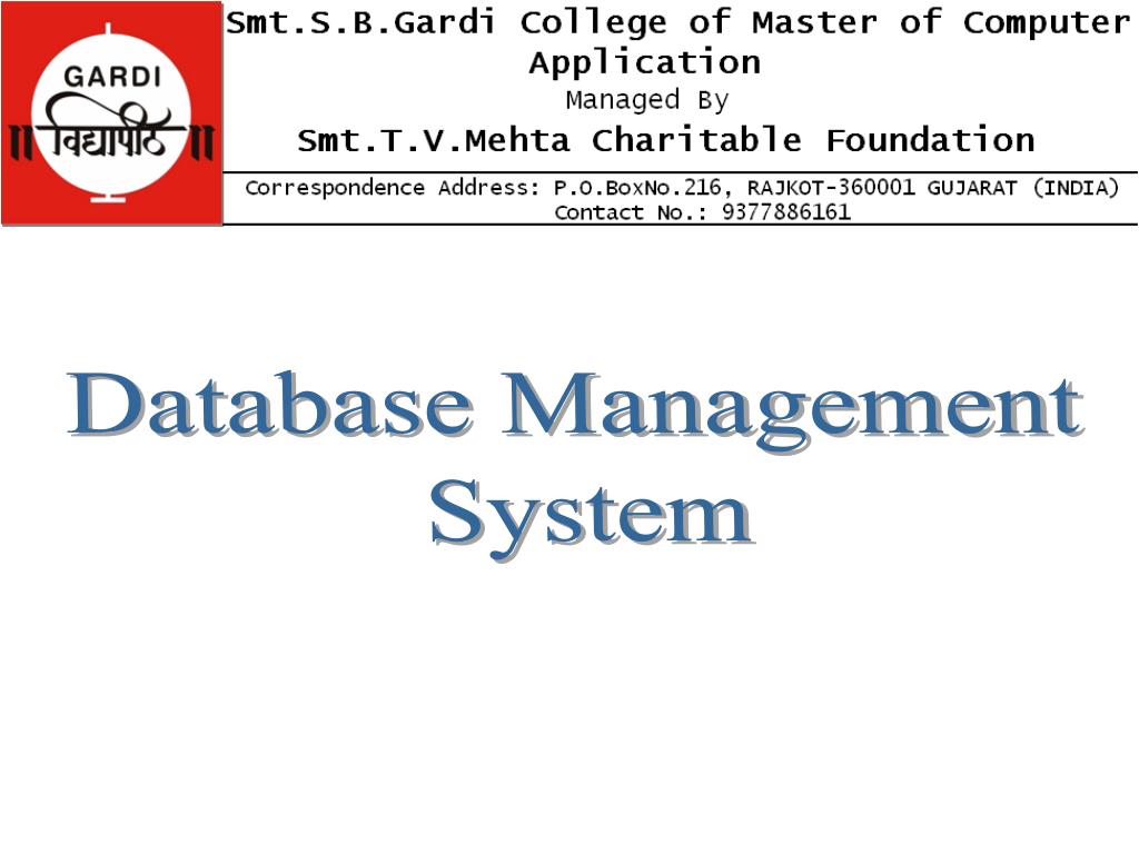 PPT - Database Management System PowerPoint Presentation, free download ...