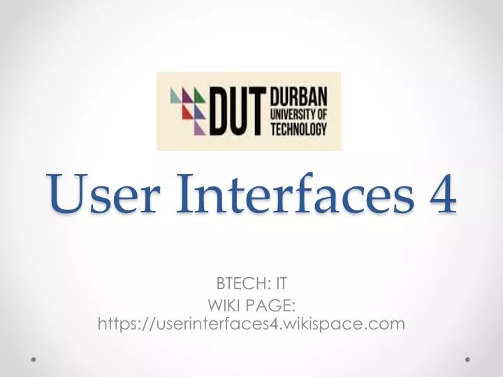 user interfaces 4 n.