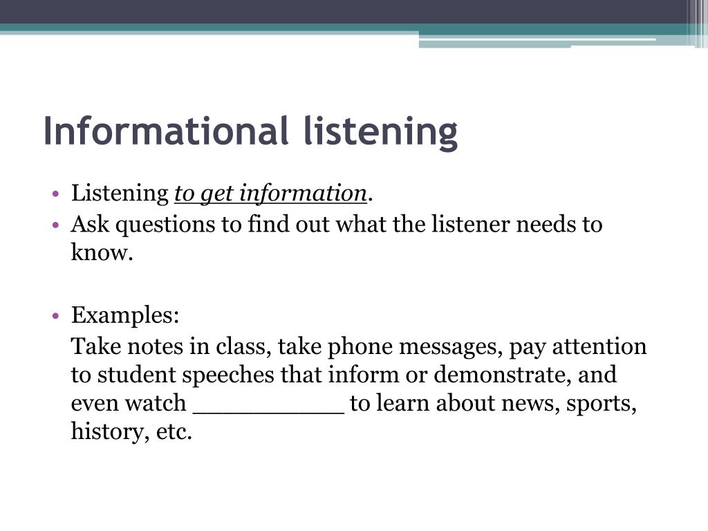 research project information listening answers