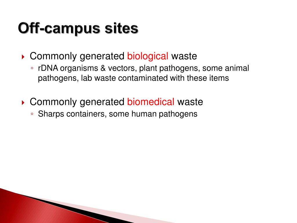 PPT University of Florida Biological/Biomedical Waste Training