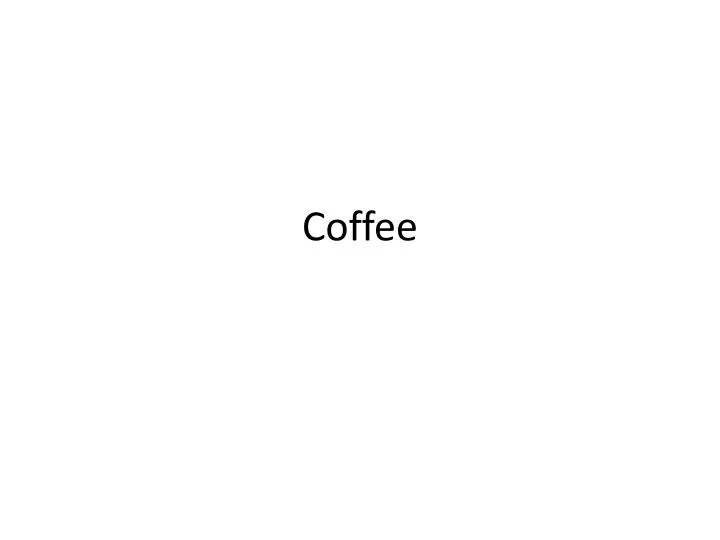 coffee n.