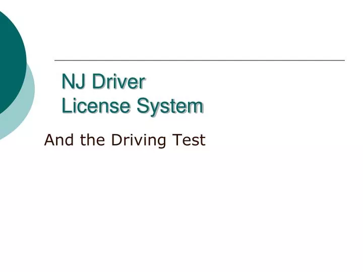 nj driver license system n.