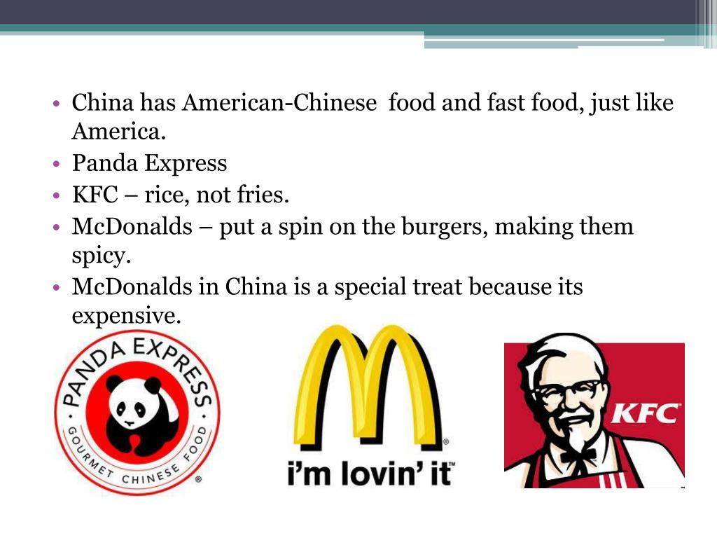 PPT How does chinese food in America differ from chinese food in China? PowerPoint