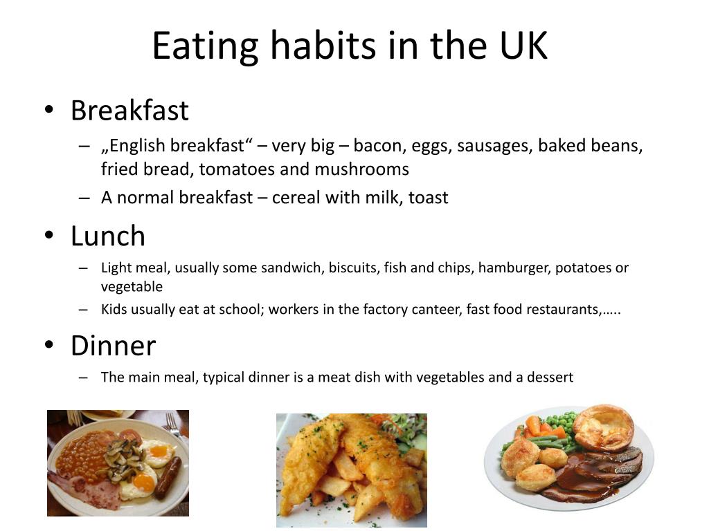 healthy eating habits british council