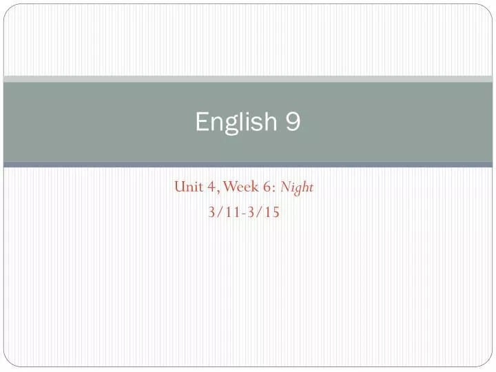 english 9 n.