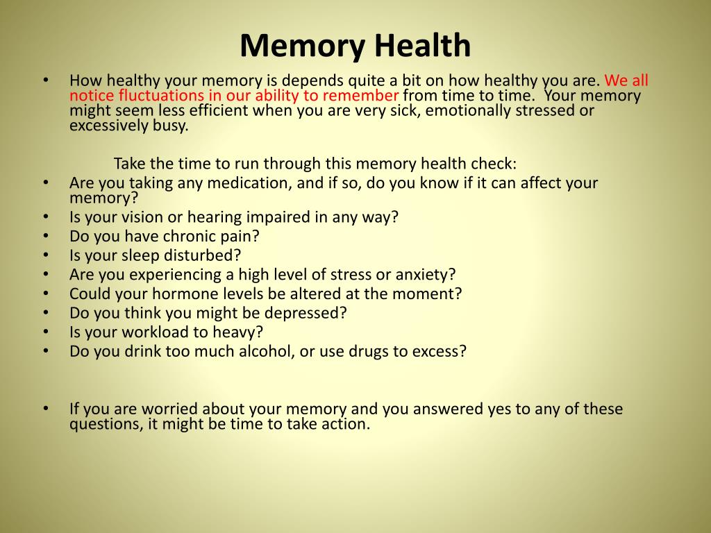 Brain Health Assessment & Quiz - MemoryHealthCheck