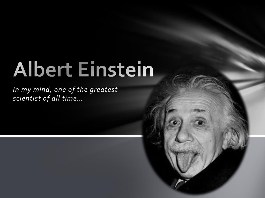 presentation about albert einstein