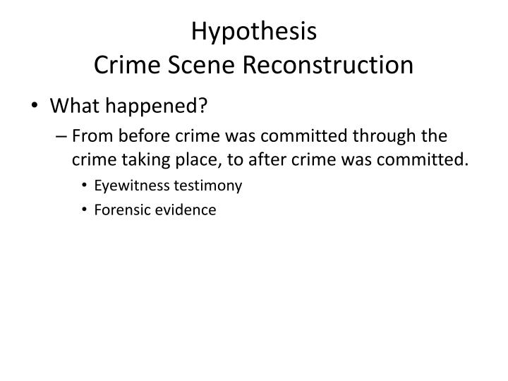 hypothesis on cyber crime
